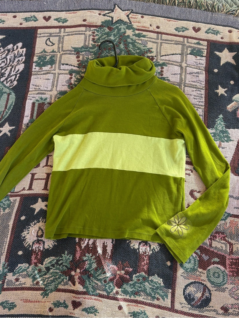 The Limited Olive Green Turtleneck